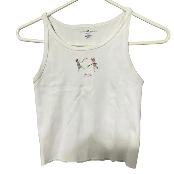 Brandy Melville Don’t Play With My Heart Tank - Picture 1 of 6